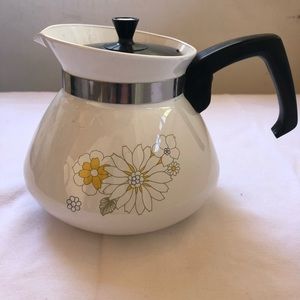 Vintage Corningware Floral Bouquet 6 cup Tea Pot